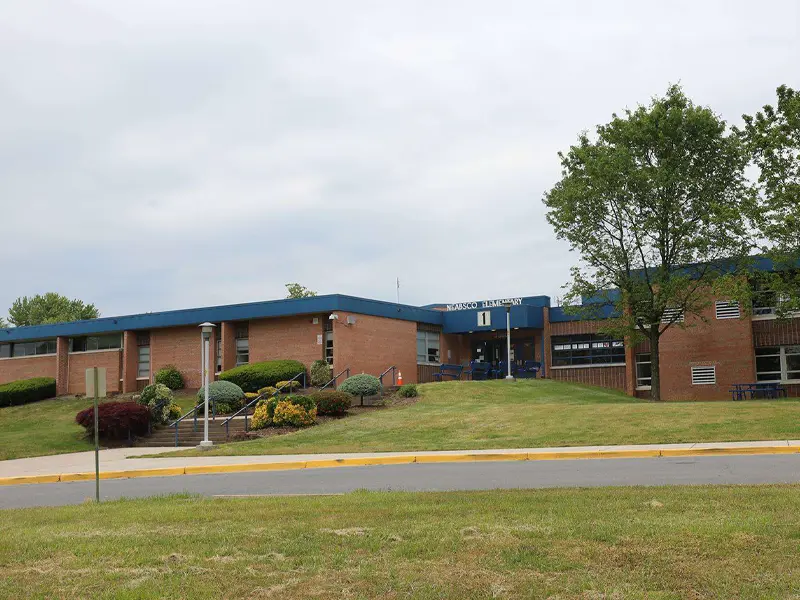 Neabsco Elementary School building entrance