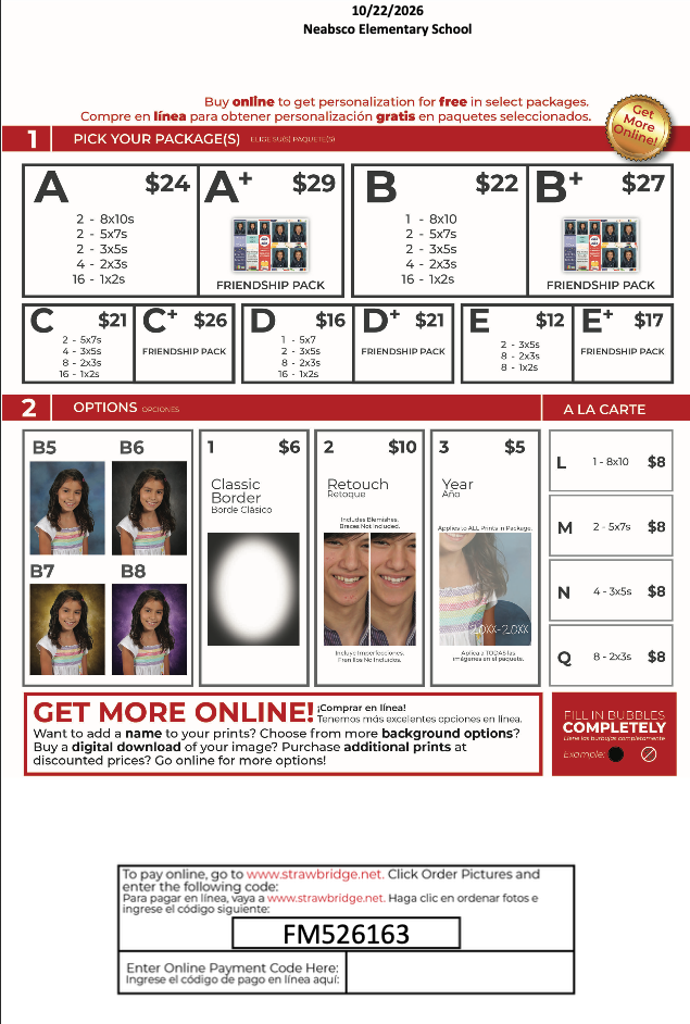 picture packages and pricing
